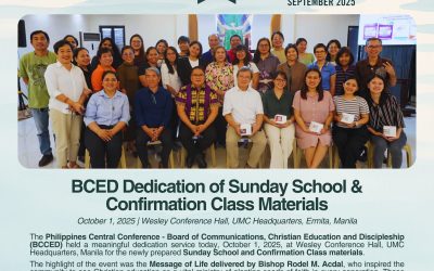 BCED Dedication of Sunday School & Confirmation Class Materials
